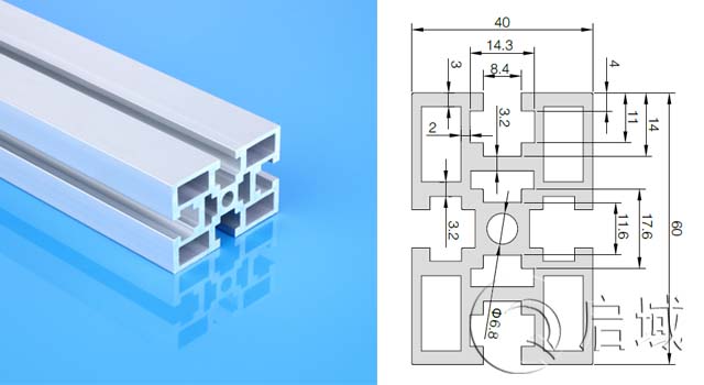 国标4060G铝型材 国标4060G铝型材
