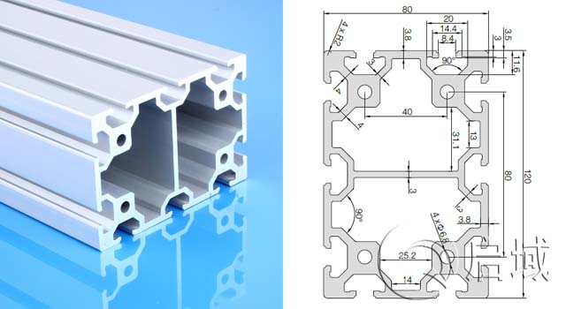80120铝型材 80120铝型材