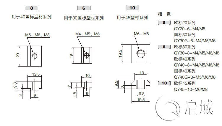 滑块螺母安装图