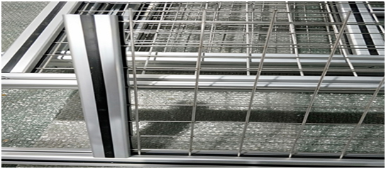 铝型材铁丝网安装 铝型材铁丝网安装