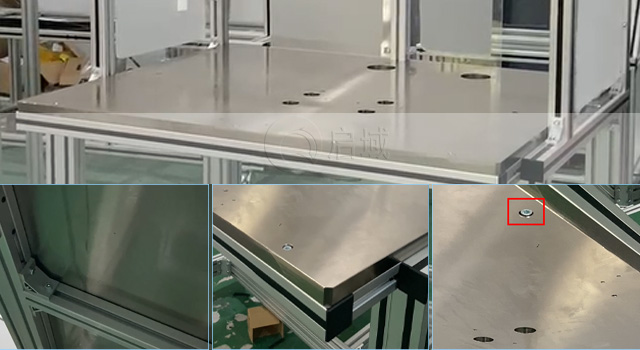 铝型材铝板台面工作台