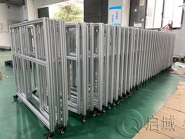 工业铝型材折叠围栏